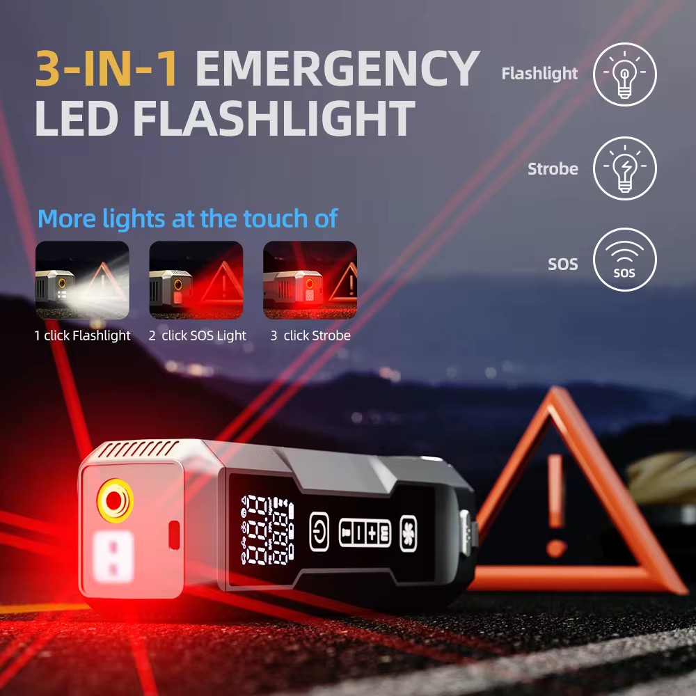 Linterna LED con SOS